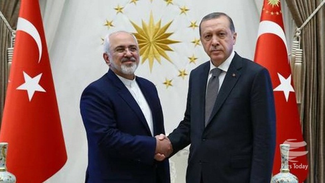 دیدار ظریف و اردوغان در آنکارا / روابط دوجانبه و مساله سوریه موضوع مذاکره وزیر خارجه ایران و رئیس جمهور ترکیه