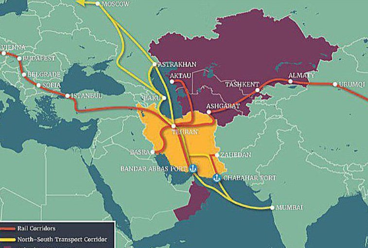هند و روسیه برای ایجاد کریدور شمال-جنوب از مسیر ایران موافقت کردند