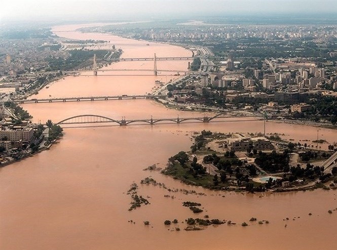 کاهش خروجی سدهای استان خوزستان به غیر از کرخه + تشریح آخریت وضعیت مناطق سیل زده خوزستان